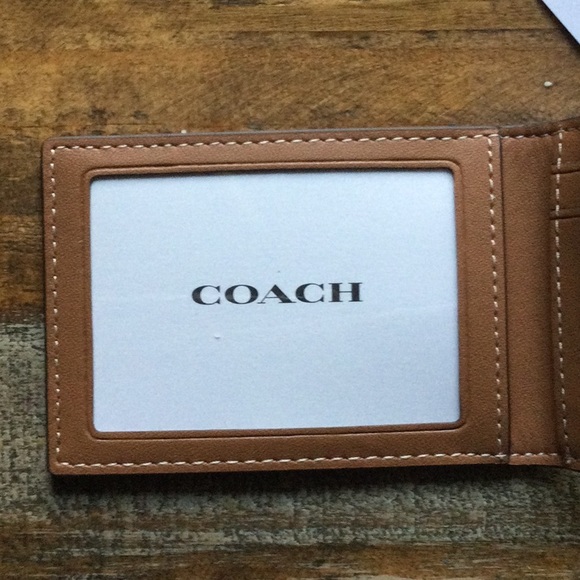 Coach 3 In 1 Wallet In Rainbow Signature Canvas - Picture 5 of 8